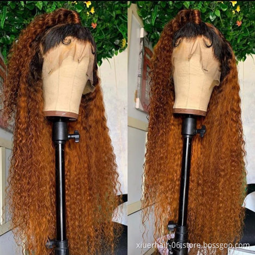 Honey Blonde Human Hair Wig,1b 613 Lace Front Wig Human Hair, 150% 180% Density 613 Human Hair Wig